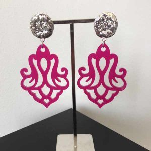 Acrylohringe_pink-silber